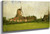 Windmill In The Dutch Countryside By John Twachtman Windmill In The Dutch Countryside By John Twachtman