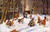 Winter High Bridge Park By George Benjamin Luks