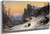 Winter In Switzerland By Jasper Francis Cropsey By Jasper Francis Cropsey
