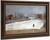 Winter Landscape By Giuseppe De Nittis By Giuseppe De Nittis