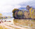 A Bend In The Loing By Alfred Sisley
