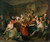 A Rake's Progress 3. The Rake At The Rose Tavern By William Hogarth