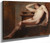 Academic Study Of A Reclining Male Nude Asleep By William Etty By William Etty