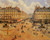 Avenue De L'opera Morning Sunshine By Camille Pissarro By Camille Pissarro