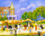 Beach Umbrellas At A Blue Point By William James Glackens  By William James Glackens