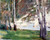 Birch Trees On The Banks Of Wannsee, To The East By Max Liebermann By Max Liebermann