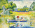 Boating In The Bois De Boulogne By Henri Edmond Cross By Henri Edmond Cross