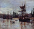 Boats At Rouen By Claude Oscar Monet