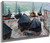 Boats On The Beach At Etretat By Claude Oscar Monet