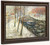 Canal Scene In Winter By Ernest Lawson
