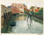 Canal With Watermill By Fritz Thaulow