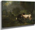 Cattle In Pasture By Constant Troyon