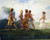 Chiefs And Chiefesses Passing On Their Way To A Great Conference, Evening, Samoa By John La Farge By John La Farge