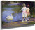 Children With A Swan By Edward Potthast By Edward Potthast