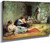 Constantinople, Scene De Harem By Felix Francois Georges Philbert Ziem