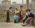 Conversation On The Terrace, Venice By Eugene De Blaas By Eugene De Blaas