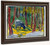 Cow Grazing In The Forest By Giovanni Giacometti By Giovanni Giacometti