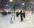 Early Evening, Union Square By Frederick Childe Hassam  By Frederick Childe Hassam