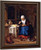 An Old Woman Eating Porridge By Gabriel Metsu