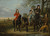 Equestrian Portrait Of Cornelis And Michiel Pompe Van Meerdervoort With Their Tutor And Coachman By Aelbert Cuyp By Aelbert Cuyp