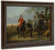 Equestrian Portrait Of Cornelis And Michiel Pompe Van Meerdervoort With Their Tutor And Coachman By Aelbert Cuyp By Aelbert Cuyp