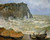 Etretat, Rough Sea By Claude Oscar Monet