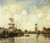 Fecamp, The Harbor By Eugene Louis Boudin By Eugene Louis Boudin