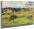 Field At Eragny By Camille Pissarro By Camille Pissarro