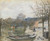 Flood At Port Marly By Alfred Sisley