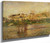 Flood In Pontoise By Camille Pissarro By Camille Pissarro