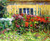 Flowers In Front Of The Gardener's House To The South By Max Liebermann By Max Liebermann