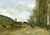 Gouvieux Road, Near Chantilly By Jean Baptiste Camille Corot By Jean Baptiste Camille Corot