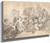 Group Of Angels, After The Triumph Of The Cross By Lanfranco By Charles Joseph Natoire By Charles Joseph Natoire