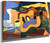 Guitar And Bottle By Juan Gris