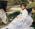 In The Garden By Edouard Manet By Edouard Manet