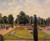 Kew Gardens Path Between The Pond And The Palm House By Camille Pissarro By Camille Pissarro