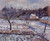 L'hermitage, Pontoise Snow Effect By Camille Pissarro By Camille Pissarro