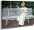 Lady On A Bench By Paul Gustave Fischer By Paul Gustave Fischer