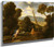 Landscape With A Man Pursued By A Snake By Nicolas Poussin By Nicolas Poussin