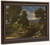 Landscape With A Man Scooping Water From A Stream By Nicolas Poussin By Nicolas Poussin