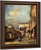 Architectural Fantasy With A Courtyard By Francesco Guardi