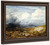 Landscape With Sheep By John Linnell By John Linnell