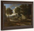 Landscape With Travellers Resting By Nicolas Poussin By Nicolas Poussin