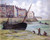 Le Treport, Beached Fishing Boat By Maximilien Luce By Maximilien Luce