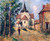 Le Village Anime By Gustave Loiseau By Gustave Loiseau