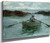 Man Rowing A Dinghy By Henry Scott Tuke