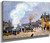 Market Scene On The Quays Of Paris By Armand Guillaumin Market Scene On The Quays Of Paris By Armand Guillaumin