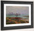 Misty Day At Dielette The Manche By Henri Moret By Henri Moret