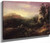 Mountain Landscape With A Bridge By Thomas Gainsborough  By Thomas Gainsborough