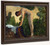 Nude In Forest By Arthur B. Davies By Arthur B. Davies